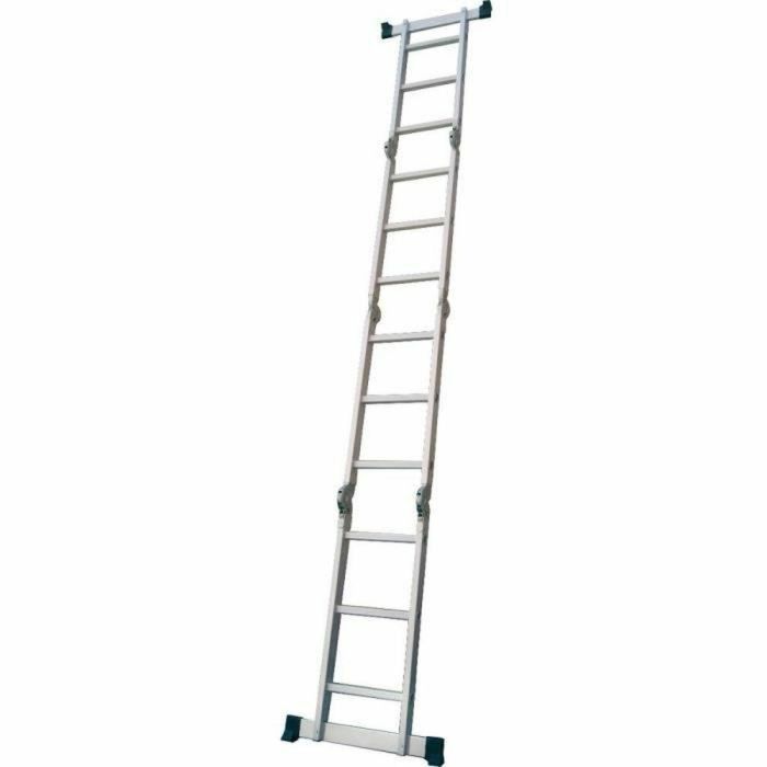 Escalera telescópica Fieldmann FZZ 4107 Gris 1 Escalera telescópica Fieldmann FZZ 4107 Gris 1