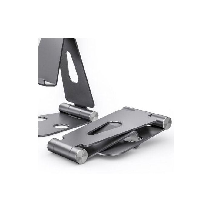 AISENS - SOPORTE DE SOBREMESA TAMAÑO XL AJUSTABLE (2 PIVOTES) PARA MOVIL / TABLET, GRIS 2 AISENS - SOPORTE DE SOBREMESA TAMAÑO XL AJUSTABLE (2 PIVOTES) PARA MOVIL / TABLET, GRIS 2