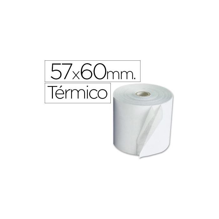 Rollo Sumadora Exacompta Termico 57 mm X 60 mm 55 gr-M2 Sin Bisfenol A 10 unidades