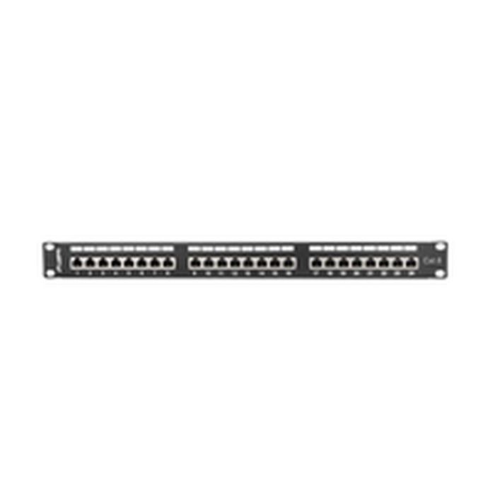 Lanberg Patch Panel 24 Puertos Cat6 RJ-45 Negro Metal 1U PPS6-1024-B 12 Lanberg Patch Panel 24 Puertos Cat6 RJ-45 Negro Metal 1U PPS6-1024-B 12