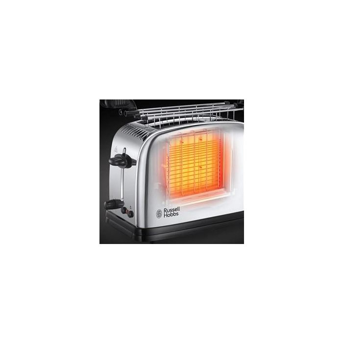 Russell Hobbs 23310-57 Tostador para Sándwiches Chester con Ranuras Anchas y Bandeja Recogemigas 6