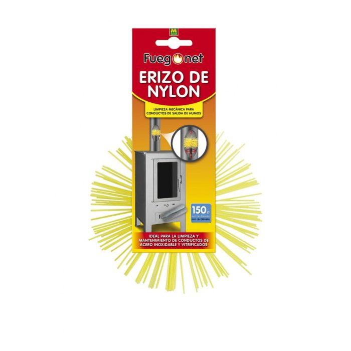 Deshollinador erizo de nylon ø150mm fuegonet 231541 massó