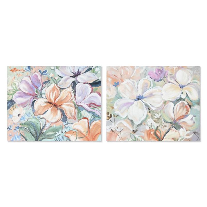 Cuadro Shabby DKD Home Decor Multicolor 3.7 x 80 x 100 cm (2 Unidades) Cuadro Shabby DKD Home Decor Multicolor 3.7 x 80 x 100 cm (2 Unidades)