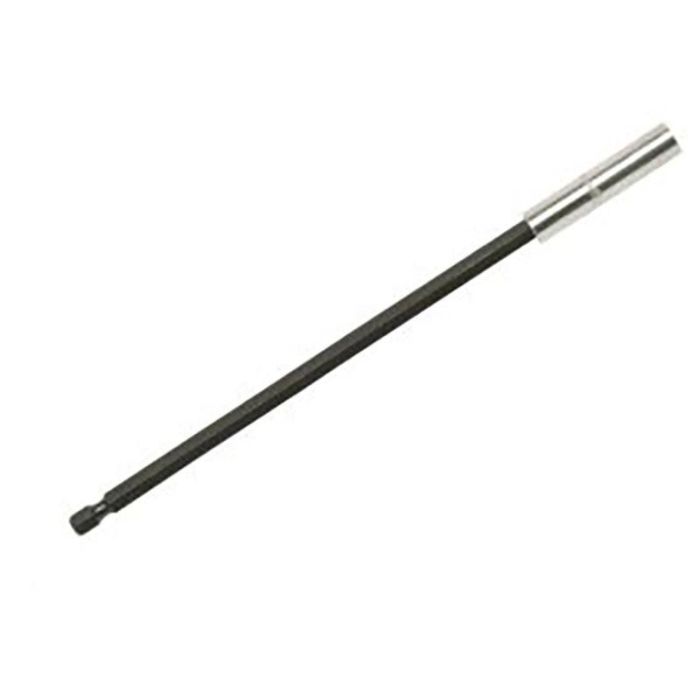 BIANDITZ Portapuntas Magnético para Puntas de 1/4", 200mm de Longitud, Inserción 1/4", Acero Inoxidable, Sin Anillo de Retención