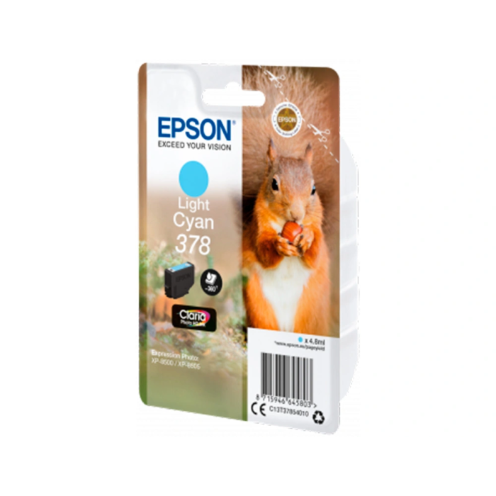 Epson Tinta Cian Claro 378XL Claria Photo HD para XP-8500, XP-8505, XP-15000