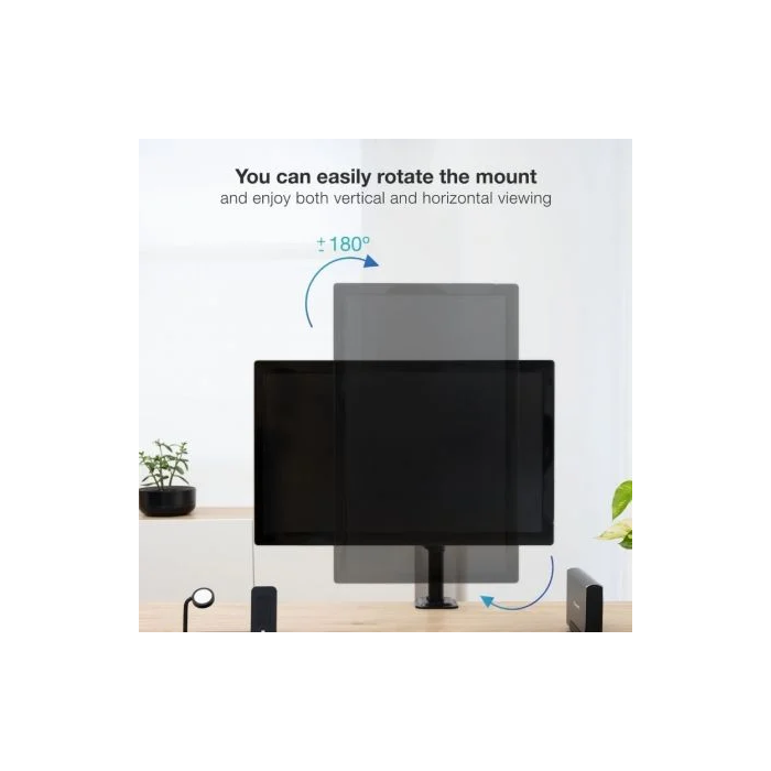 TooQ Soporte de Mesa para Monitor DB1801TN-B Giratorio Inclinable para Pantallas de 17 a 32 Pulgadas hasta 8kg Negro 3 TooQ Soporte de Mesa para Monitor DB1801TN-B Giratorio Inclinable para Pantallas de 17 a 32 Pulgadas hasta 8kg Negro 3