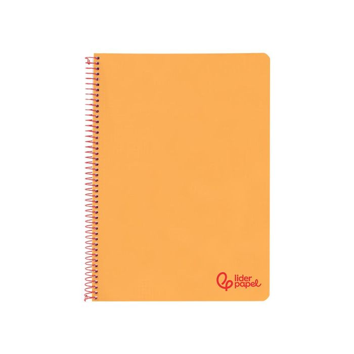 Cuaderno Espiral Liderpapel A4 Wonder Tapa Plastico 80H 90 gr Pauta Ancha 3,5 mm Con Margen Color Naranja 1 Cuaderno Espiral Liderpapel A4 Wonder Tapa Plastico 80H 90 gr Pauta Ancha 3,5 mm Con Margen Color Naranja 1