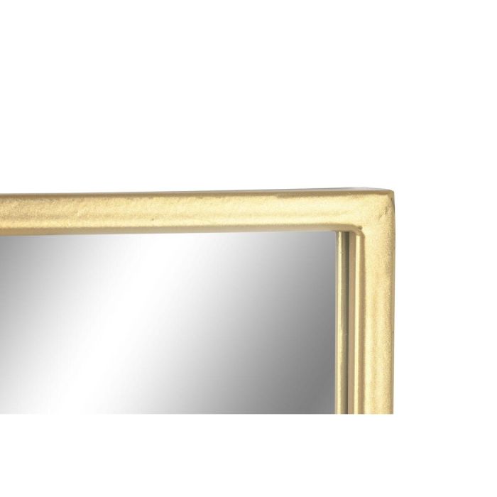 DKD Home Decor Espejo Glam Dorado de Pared con Marco de Hierro y Cristal, 140x60 cm (Luna 137x57.5 cm), Colección Anxi Recto 3 DKD Home Decor Espejo Glam Dorado de Pared con Marco de Hierro y Cristal, 140x60 cm (Luna 137x57.5 cm), Colección Anxi Recto 3