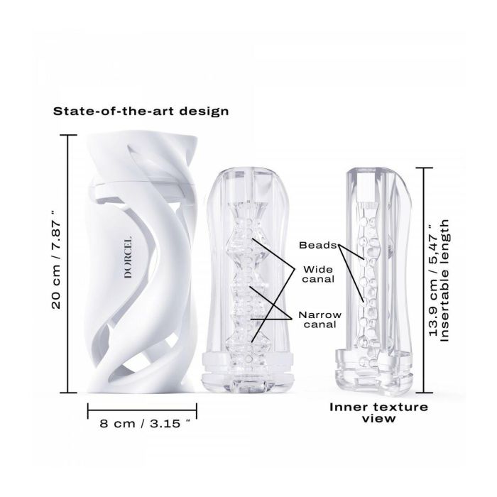 Masturbador Dorcel Blanco 2 Masturbador Dorcel Blanco 2