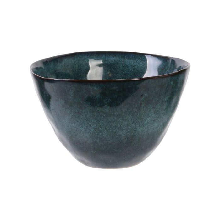 Home Deco Factory Bol Gres Azul Natural diámetro 14.5 cm altura 9 cm capacidad 550 ml 2