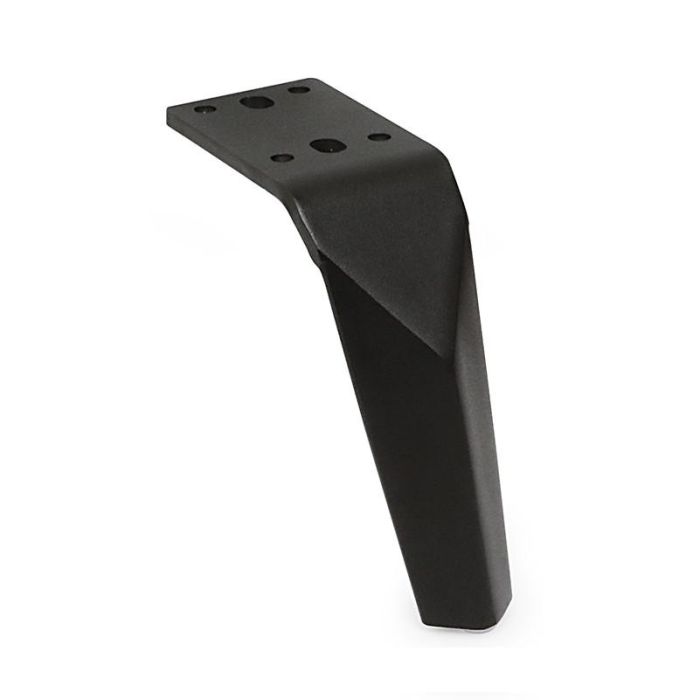 Q&Q Pata de Mueble y Sofá Metálica Modelo River de 100mm de Altura con Acabado Negro Mate Resistente y Duradero para Todo Tipo de Mobiliario del Hogar