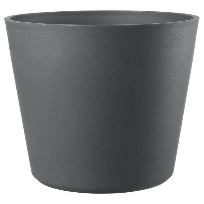 Maceta - DEROMA - Origin - 85 L - Con ruedas - Gris