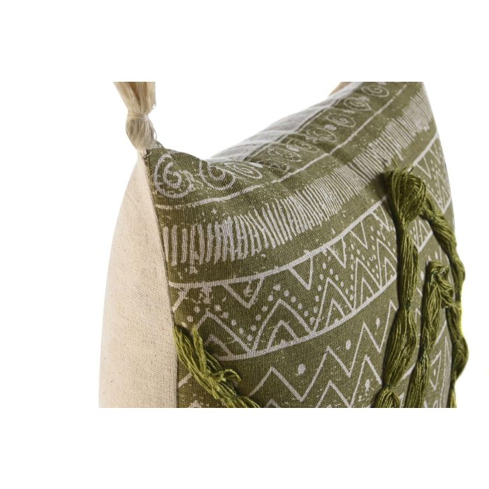 Cojín Home ESPRIT Verde Boho 45 x 5 x 45 cm 1