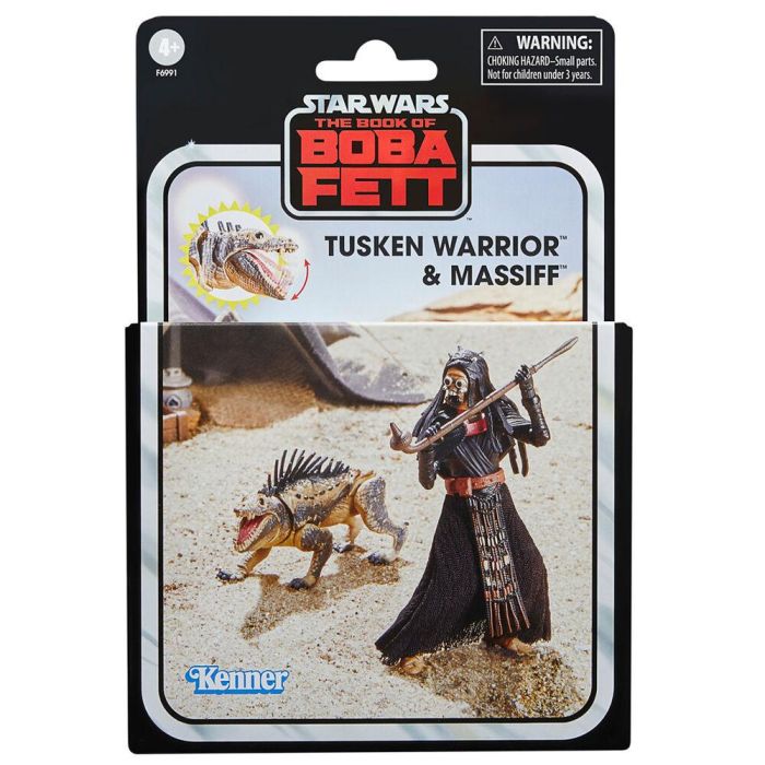 Hasbro Star Wars Figura Coleccion Vintage - Tusken Clan con Massiff 2 Hasbro Star Wars Figura Coleccion Vintage - Tusken Clan con Massiff 2