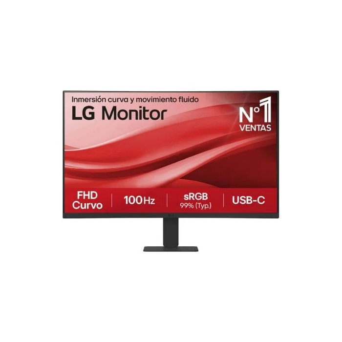 LG 27U421A-B Monitor Curvo 27" Full HD 100Hz USB-C 5ms VA 1500R Negro