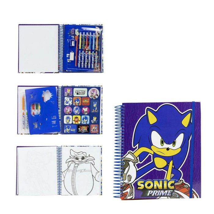 Album actividades coloreable sonic prime 1 Album actividades coloreable sonic prime 1