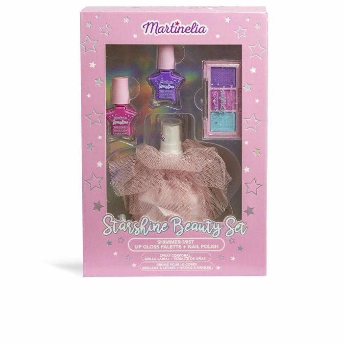 Martinelia Bruma Brillante Estuche 4 pz: Body Mist, 2 Pintauñas y Paleta 3 Esmaltes Labiales - Set de Belleza 5 Martinelia Bruma Brillante Estuche 4 pz: Body Mist, 2 Pintauñas y Paleta 3 Esmaltes Labiales - Set de Belleza 5