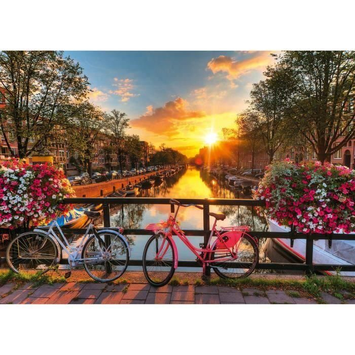 Puzzle de 1000 piezas Bicicletas en Ámsterdam, Adultos y niños a partir de 14 años, Puzzle de alta calidad, 12000662, Ravensburger