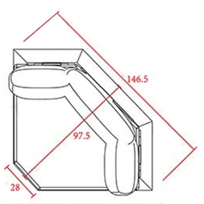Sofa Terraza Y Jardin DKD Home Decor Marron 290 x 68 x 290 cm Set de 4 2
