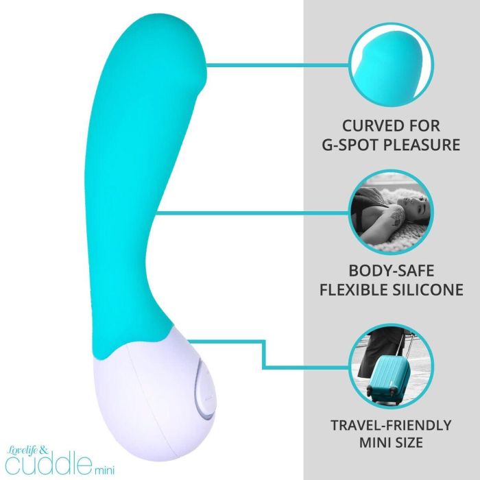 Vibrador Punto G Lovelife by OhMiBod Turquesa 2 Vibrador Punto G Lovelife by OhMiBod Turquesa 2