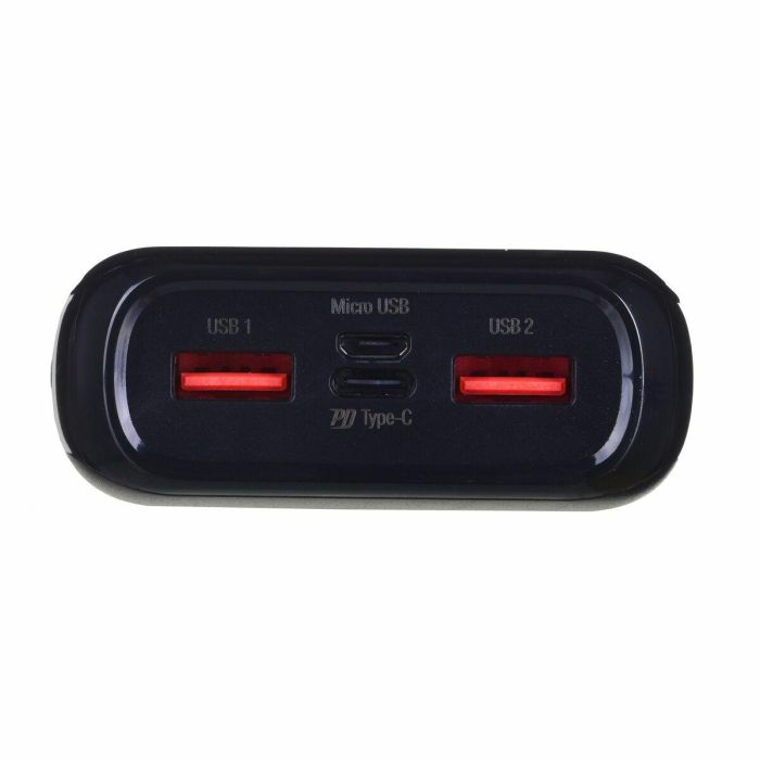 Power Bank Silicon Power SP20KMAPBKQS280K 20000 mAh Negro Power Bank Silicon Power SP20KMAPBKQS280K 20000 mAh Negro