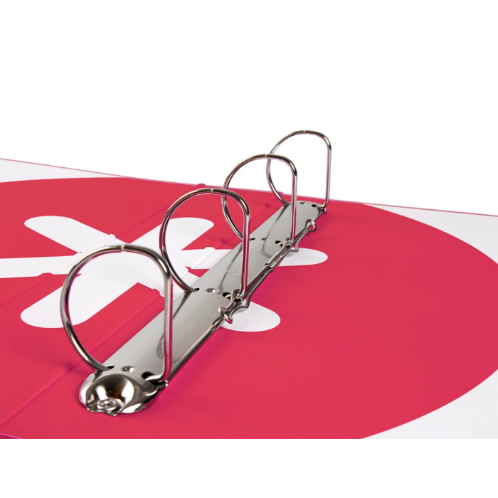 Antartik Carpeta 4 Anillas 40 mm Mixtas Antartik A4 Forrada Color Frambuesa 9