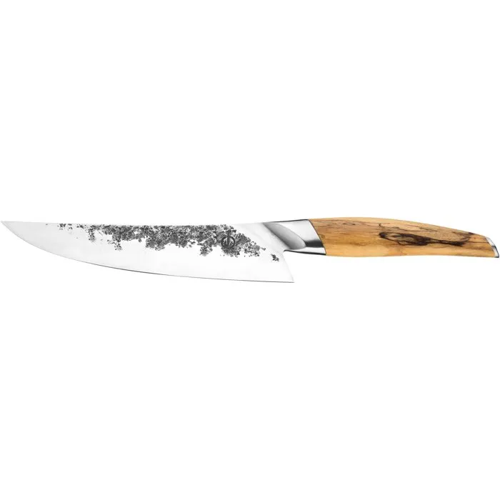 Forged Cuchillo de chef FORJADO Acero VG10 Mango de madera de raíz 20,5 cm 3