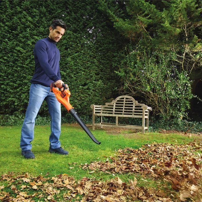Soplador NEGRO Y DECKER 18V - 2Ah - Inalámbrico GWC1820PC 2 Soplador NEGRO Y DECKER 18V - 2Ah - Inalámbrico GWC1820PC 2