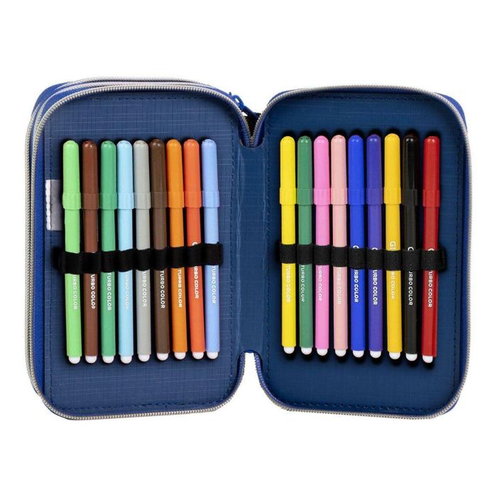 Cerdá Plumier Estuche Escolar con Material Escolar Giotto y diseño Avengers - 12.5x6.5x19.5 cm - Color Negro - Recomendado 3 años 1 Cerdá Plumier Estuche Escolar con Material Escolar Giotto y diseño Avengers - 12.5x6.5x19.5 cm - Color Negro - Recomendado 3 años 1