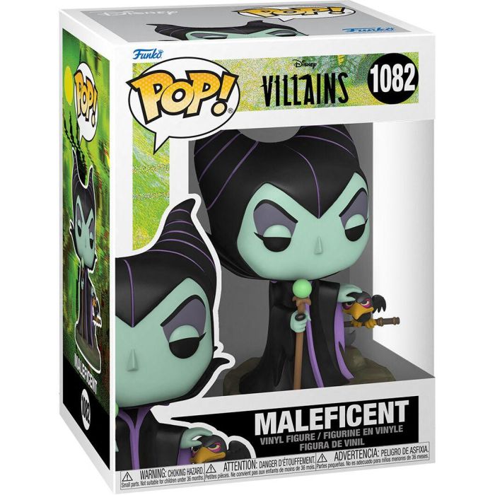 Funko Figura POP Disney Villains Maleficent Figura Vinilo 9cm Caja Regalo con Ventana