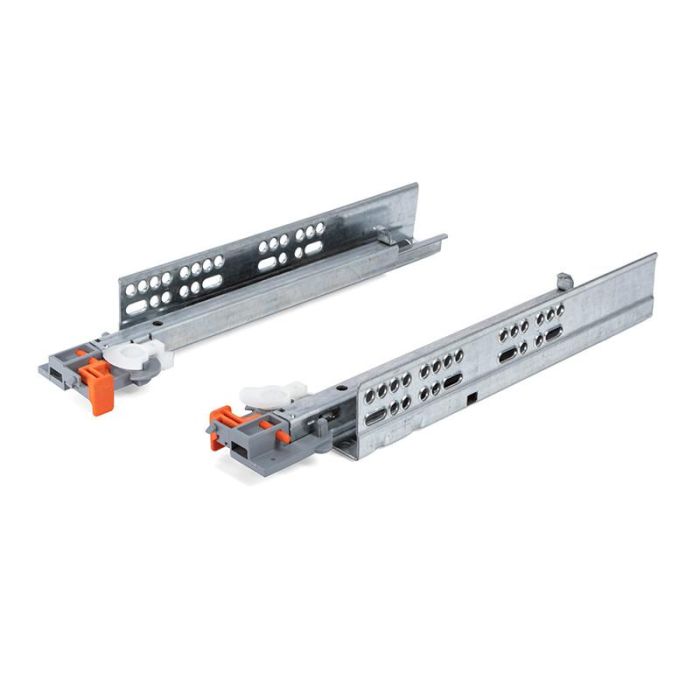 Salice Guía Oculta Futura Smove Extracción Parcial Zincado Largo 550Mm (Set de 20) 60.42 a 60.27