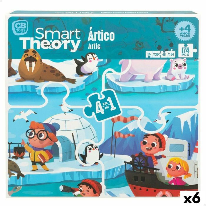 Puzzle Infantil Colorbaby Artic 4 en 1 174 Piezas 136 x 34 cm (6 Unidades) Puzzle Infantil Colorbaby Artic 4 en 1 174 Piezas 136 x 34 cm (6 Unidades)