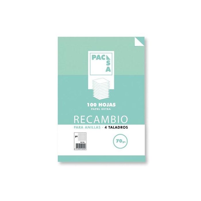 Recambio Pacsa Fº 100H 70G 4 Taladros Cuadric.4X4