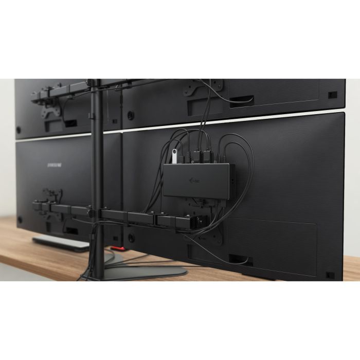 Hub USB i-Tec C31QUATTRODOCKPD Negro 12 Hub USB i-Tec C31QUATTRODOCKPD Negro 12