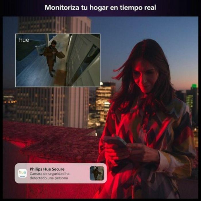 Cámara de vigilancia simulada Philips Hue Secure Starter Pack 8 Cámara de vigilancia simulada Philips Hue Secure Starter Pack 8