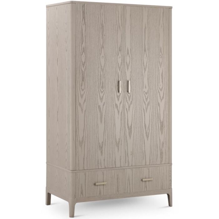 Armario Home ESPRIT Gris claro Metal Madera MDF