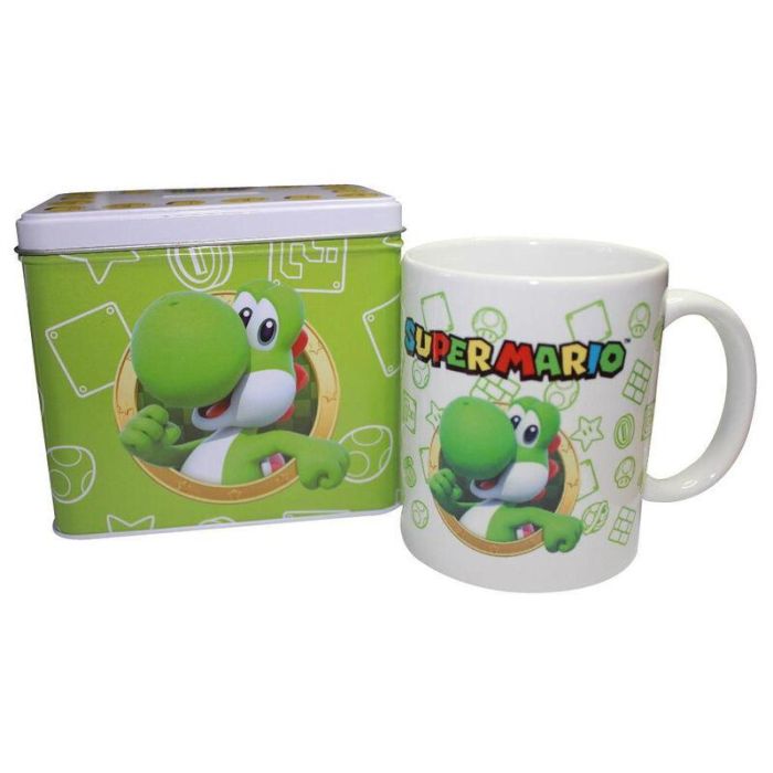 Hucha + taza Yoshi Super Mario Bros Nintendo 0 Hucha + taza Yoshi Super Mario Bros Nintendo 0