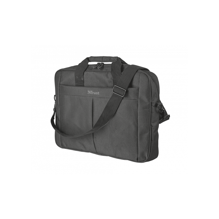 Trust Primo, Maletín Color Negro Para Portatil De Hasta 16'' Compartimento Principal Acolchado Y Correa Para El Hombro Ajustable Trust Primo, Maletín Color Negro Para Portatil De Hasta 16'' Compartimento Principal Acolchado Y Correa Para El Hombro Ajustable