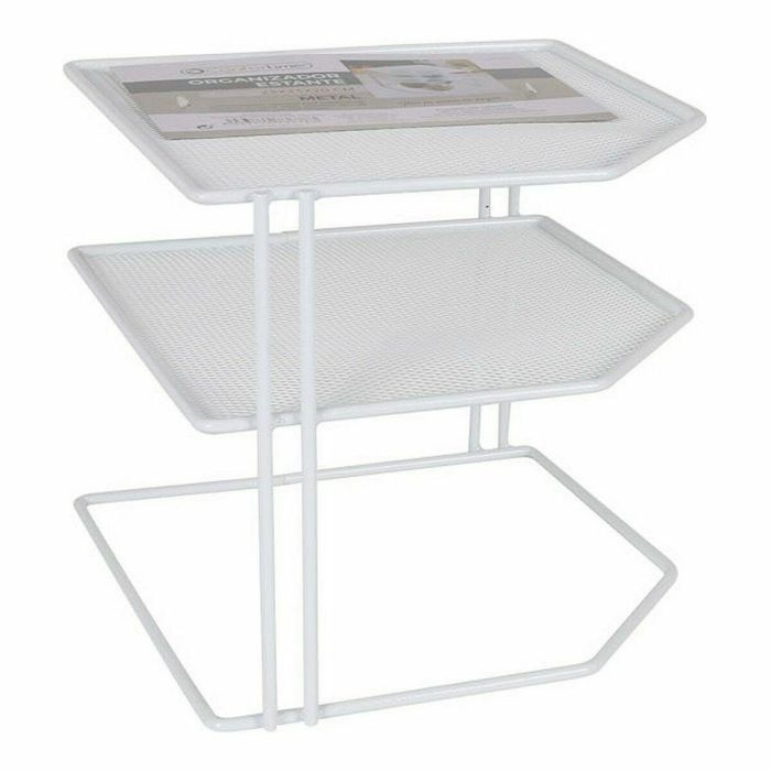 Estante Confortime Blanco Metal 23 x 23 x 20 cm Organizador (8 Unidades) 2