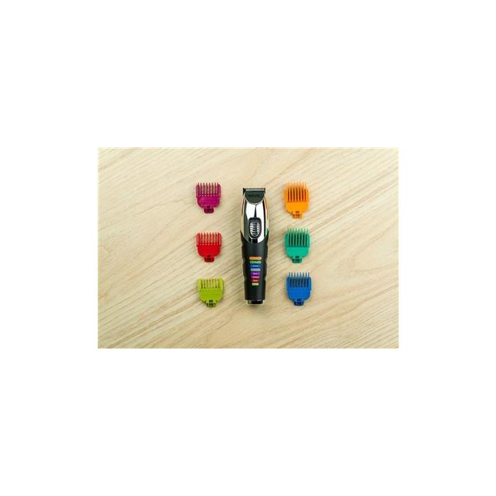 Wahl 09893-0443 Cortabarbas Color Trim con Batería de Litio y 8 Peines Guía 11 Wahl 09893-0443 Cortabarbas Color Trim con Batería de Litio y 8 Peines Guía 11