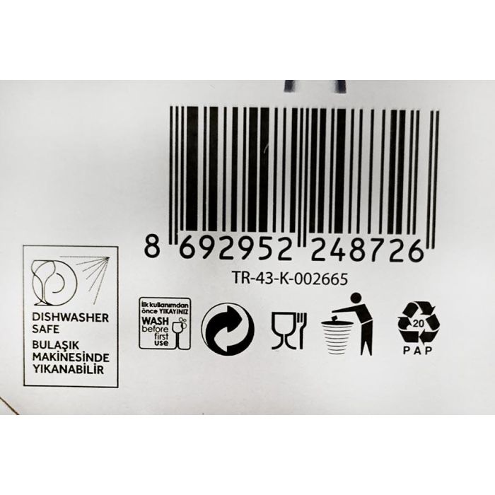 Lav Set 6 Copas Champagne 230 cc Colección Ella Ø5x7x23cm (4 Cajas)