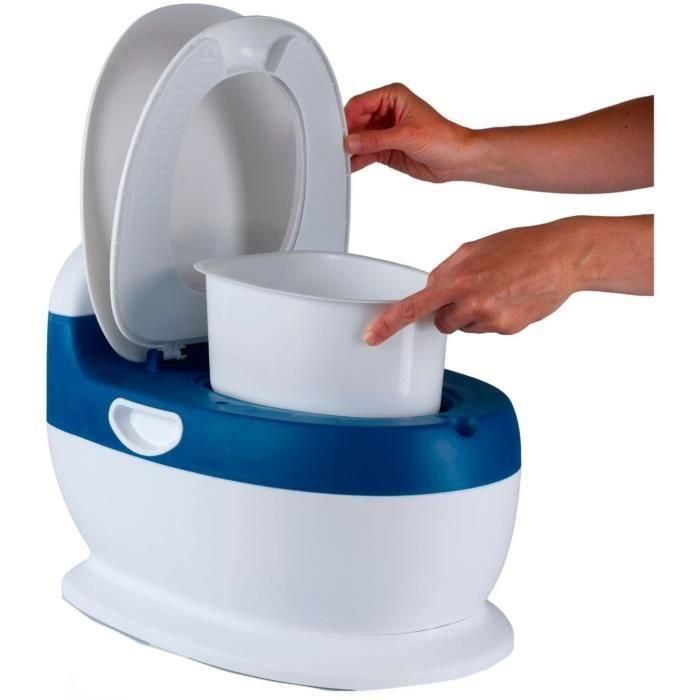 Mini inodoro - THERMOBABY - Azul - Cómodo con sonido de descarga 4 Mini inodoro - THERMOBABY - Azul - Cómodo con sonido de descarga 4