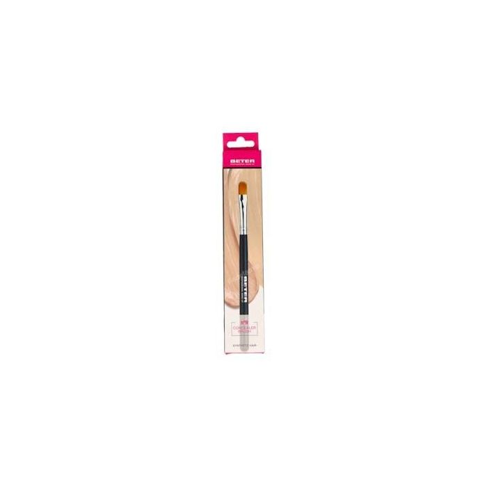 Beter PROFESSIONAL Pincel Corrector Brocha de Maquillaje Forma Ancha y Plana para Difuminar Precisa y Natural 1 pz