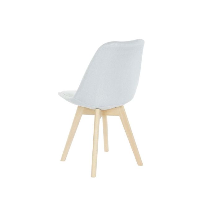 DKD Home Decor Silla Scandi Azul Acolchada de Haya, Colección Jiete Basics, Altura Asiento 47 cm, 48x56x83 cm 5 DKD Home Decor Silla Scandi Azul Acolchada de Haya, Colección Jiete Basics, Altura Asiento 47 cm, 48x56x83 cm 5