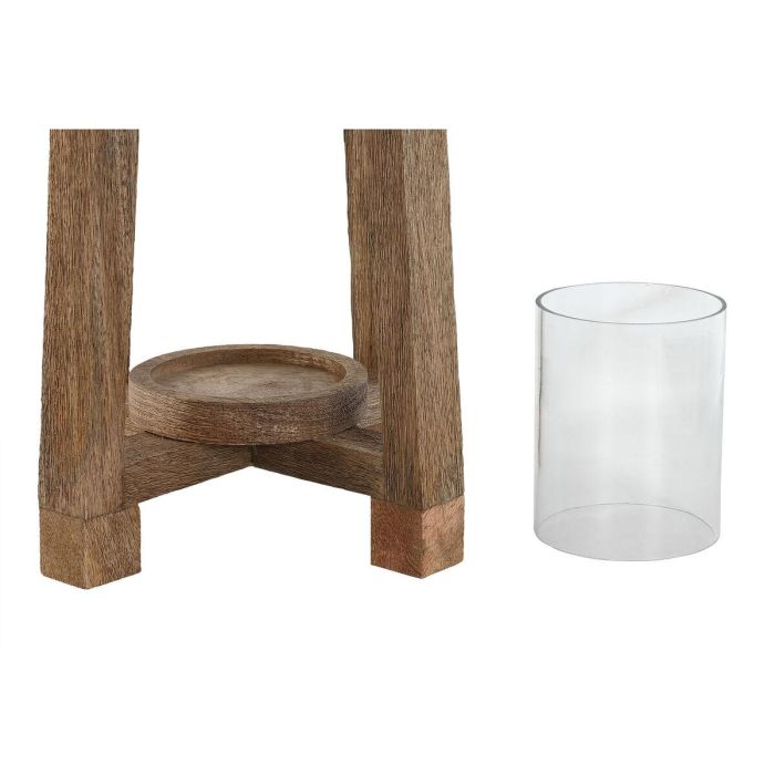 Portavela Alpino DKD Home Decor Marron 25 x 35 x 25 cm 2 Portavela Alpino DKD Home Decor Marron 25 x 35 x 25 cm 2