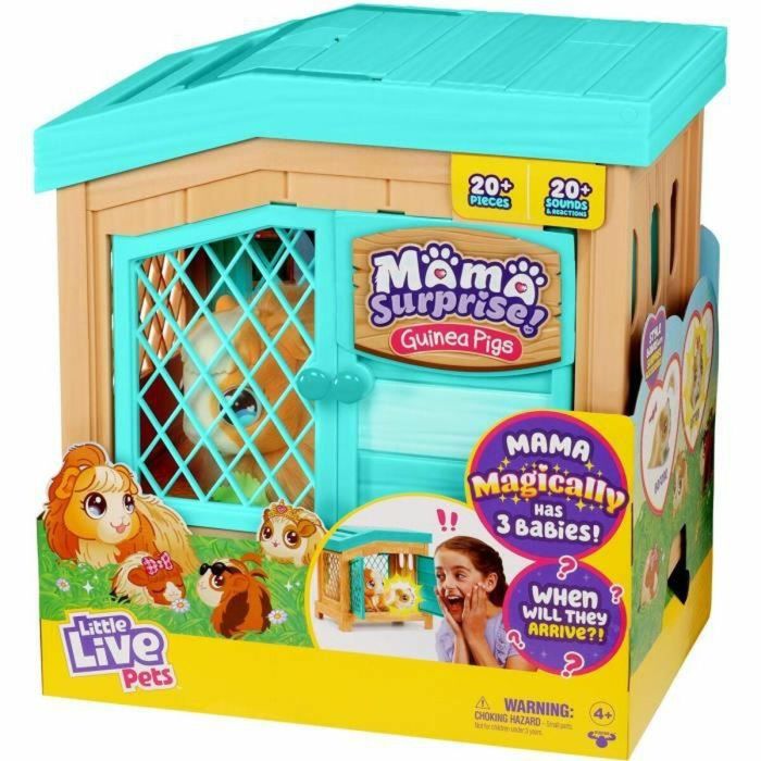Moose Toys Little Live Pets Mama Sorpresa - Juguete Interactivo: Conejillo de Indias Mágico con Crías Sorpresa 0 Moose Toys Little Live Pets Mama Sorpresa - Juguete Interactivo: Conejillo de Indias Mágico con Crías Sorpresa 0