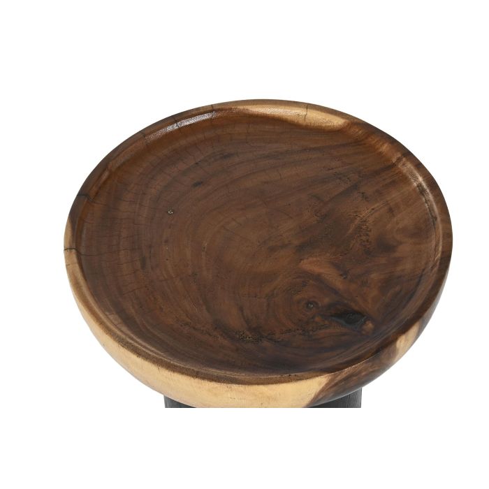 Mesita Auxiliar Item Home DKD Home Decor Negro Natural 35 x 46 x 35 cm 1 Mesita Auxiliar Item Home DKD Home Decor Negro Natural 35 x 46 x 35 cm 1