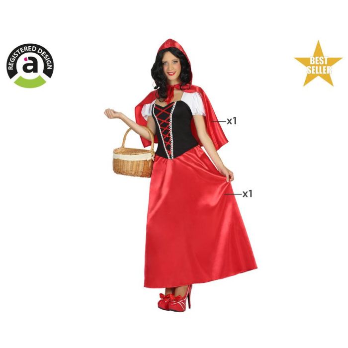 Disfraz Caperucita Mujer Adulto XS-S 0 Disfraz Caperucita Mujer Adulto XS-S 0
