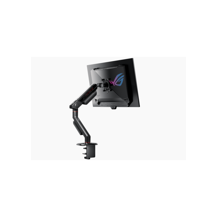 Asus ROG Ergo Arm AAS01 (90LA00Q0-B01170) - Soporte Brazo de Monitor para Escritorio, Hasta 34 Pulgadas, Ajustable, Giro 360°, 11.5 kg, Negro
