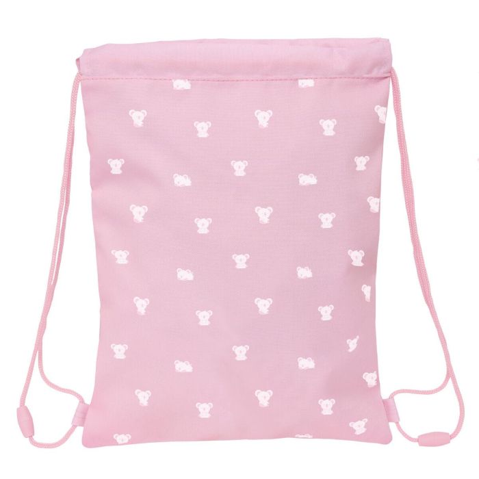 Bolsa Mochila con Cuerdas Safta Koala Rosa 26 x 34 x 1 cm 1